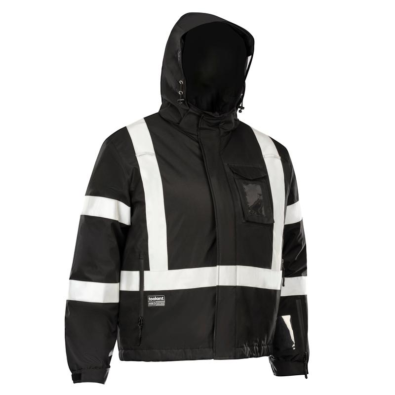 High-Visibility, Reflective, Waterproof, Insulated Safety Jacket Menswear Workwear