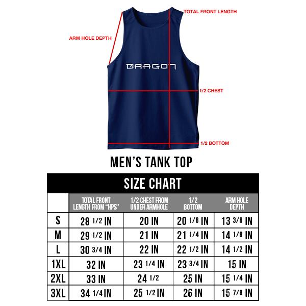 DRAGON PHARMA AMERICAN MUSCLE TANK (95% Cotton 5% Lycra)