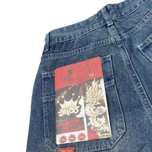 2024 New Upgraded Fashion Jeans Street Skateboard Pants Gothic Style Jeans New Y2K Harajuku Embroidered Hip-Hop Jeans Menswear Underwear Man Tro