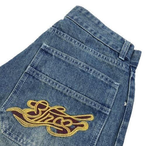 2024 New Upgraded Fashion Jeans Street Skateboard Pants Gothic Style Jeans New Y2K Harajuku Embroidered Hip-Hop Jeans Menswear Underwear Man Tro