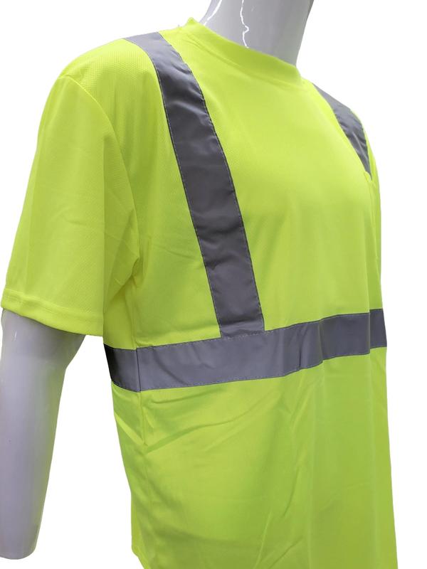 FX Class 3 High Visibilty Yellow Short sleeve safety shirt