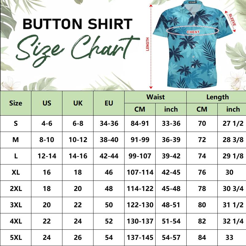 Hawaiian Shirts ,Mens Floral Shirts ,Summer Beach Short Sleeve Button Down Shirts, Holiday Party Printed Clothing Tropical Menswear Top