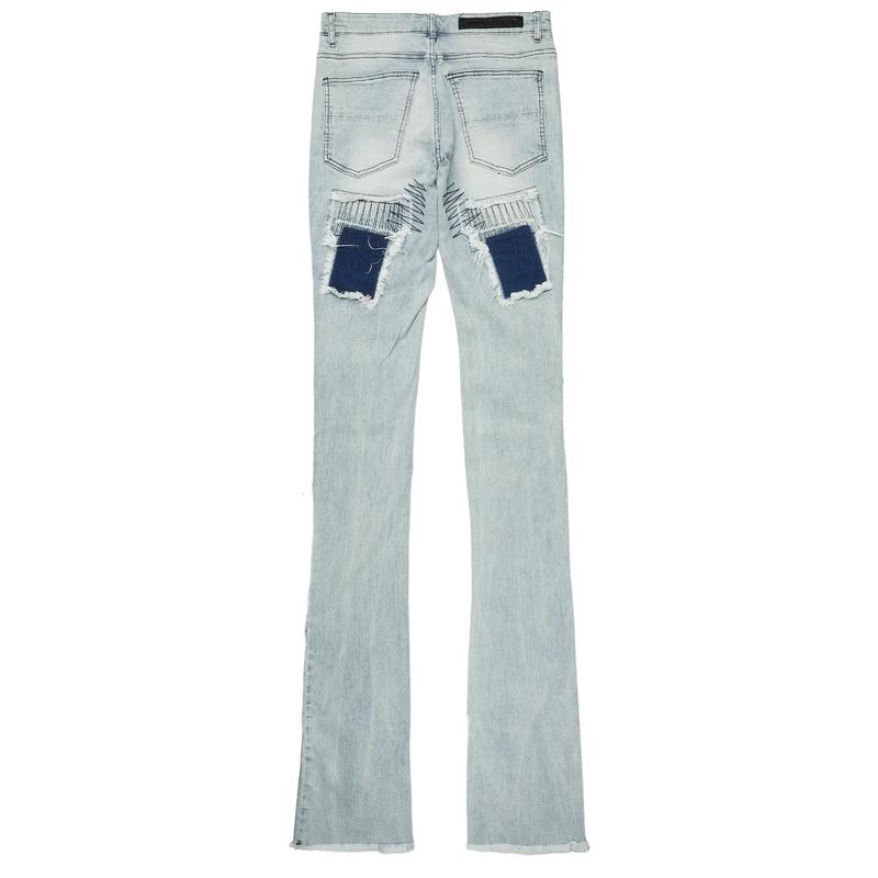 Dave Blue Painter Super Stacked Flare Jean