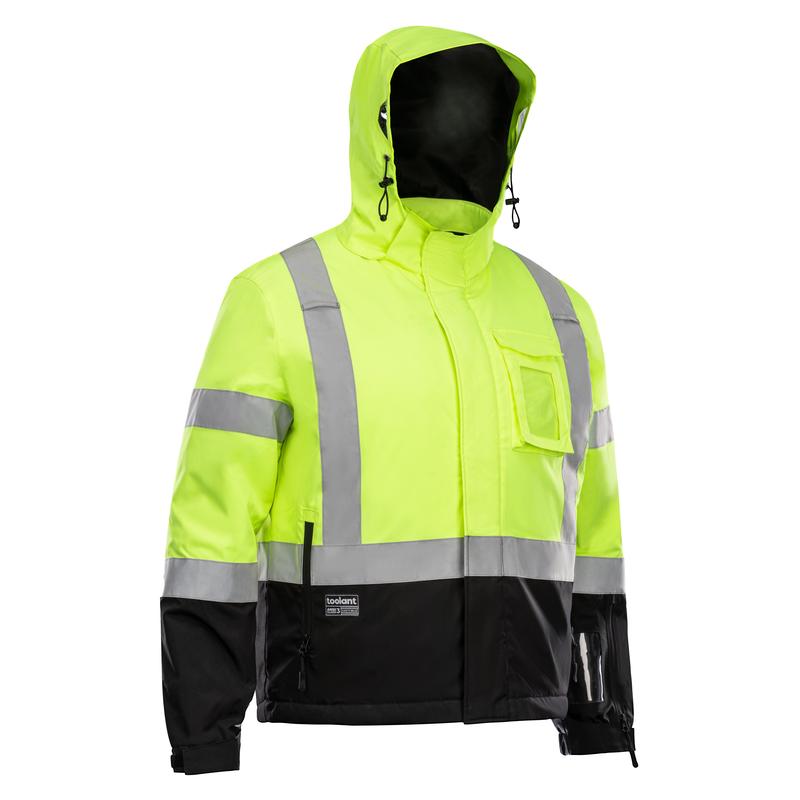 High-Visibility, Reflective, Waterproof, Insulated Safety Jacket Menswear Workwear