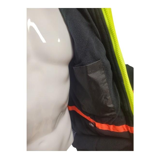 Hi-Viz Parka Safety Jacket  Clothing Workwear Uniforms Outdoor Man