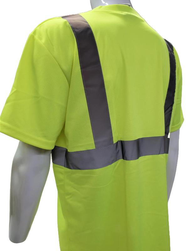 FX Class 3 High Visibilty Yellow Short sleeve safety shirt