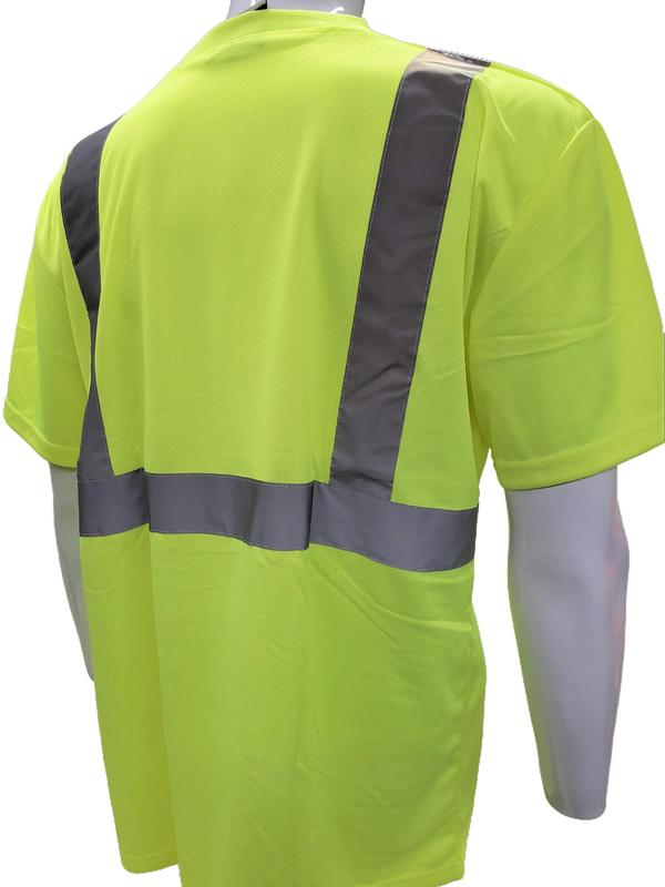 FX Class 3 High Visibilty Yellow Short sleeve safety shirt