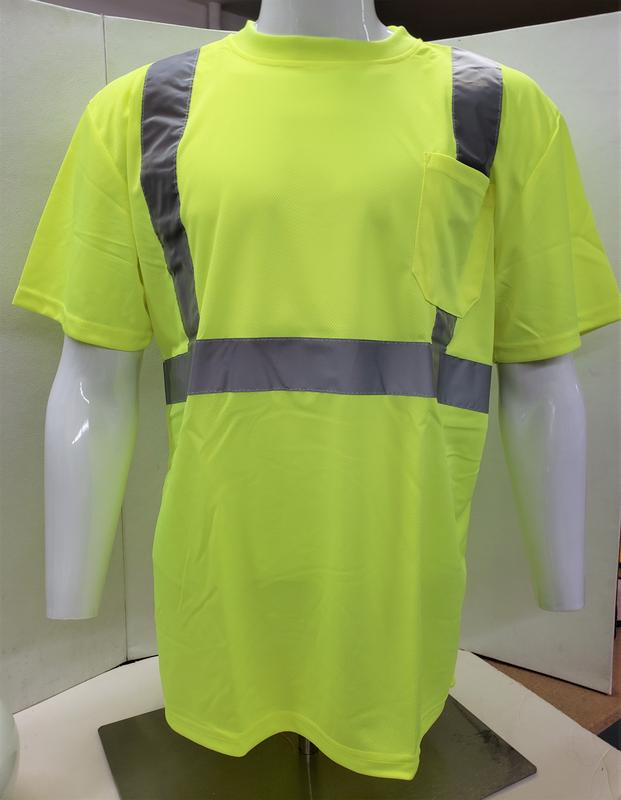 FX Class 3 High Visibilty Yellow Short sleeve safety shirt