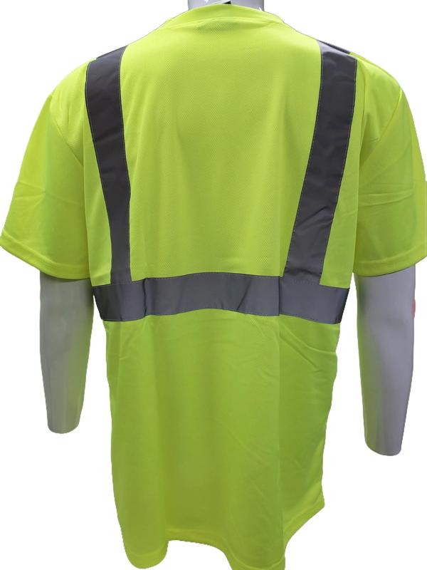 FX Class 3 High Visibilty Yellow Short sleeve safety shirt