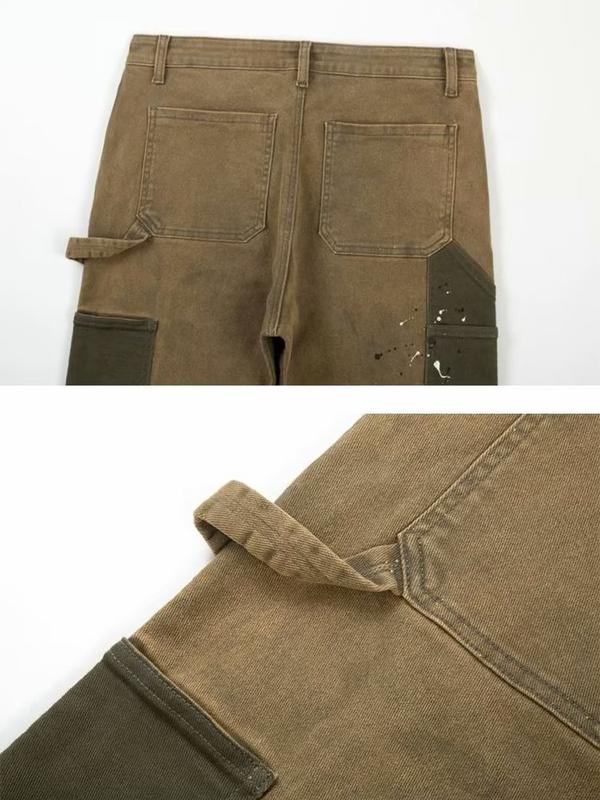 Vintage Men s Flared Jeans: Distressed Wasteland Style for Retro Fashion Shop Now!