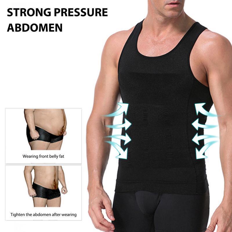 CelestialStrive Mens Slimming Vest Tummy Control Shapewear Sleeveless Compression Tank Top Slimming Shirts for Men