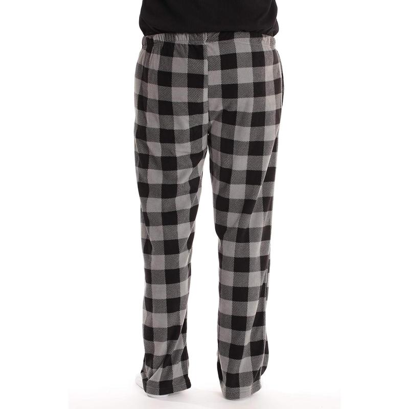 Microfleece Men's Pajama Pants with Pockets