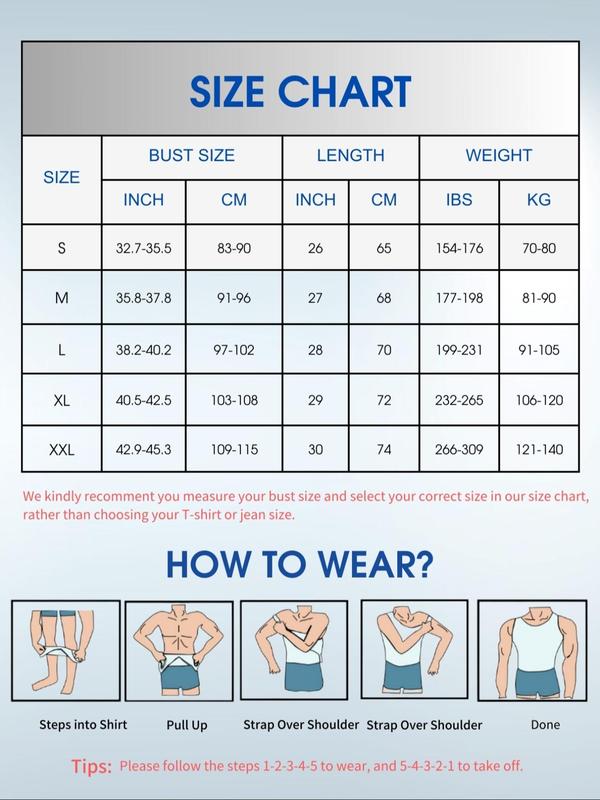 Men's Solid Color Round Neck Compression Shapewear Tank Top, High Stretch Tummy Control Shaper Vest, Men's Shapewear for All Seasons