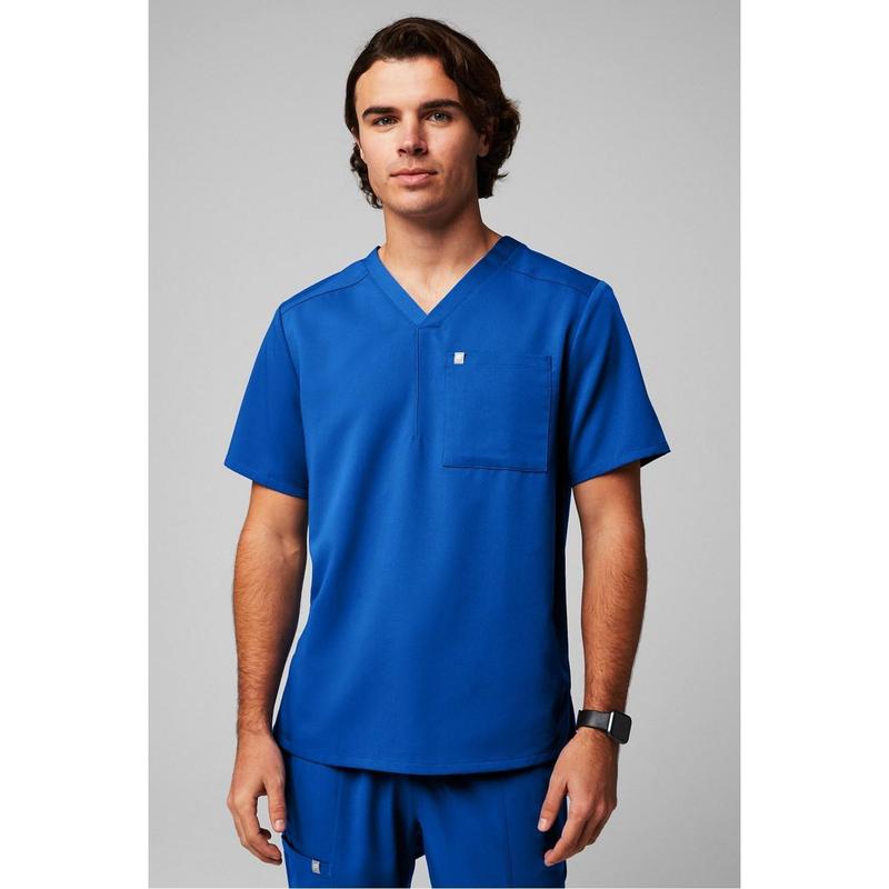 Fabletics Men's Helix 1-Pocket Scrub Top