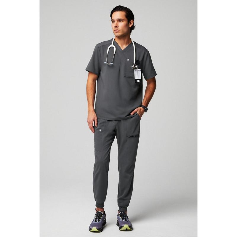 Fabletics Men's Helix 1-Pocket Scrub Top