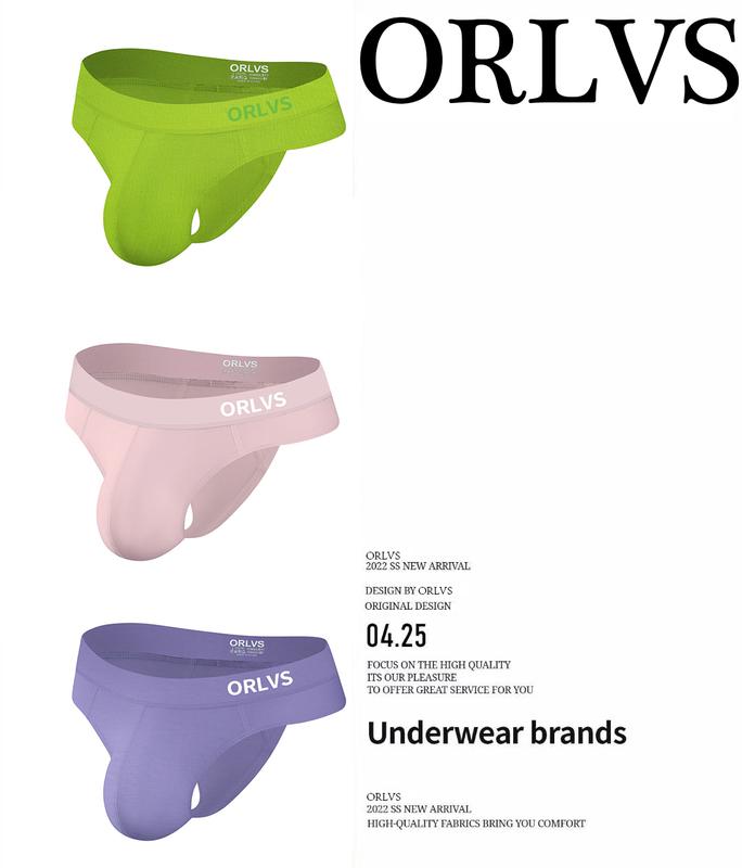 Men's Classic Solid Color Comfortable Underwear, a Fashionable Essential for a Light and Free Experience-OR6206