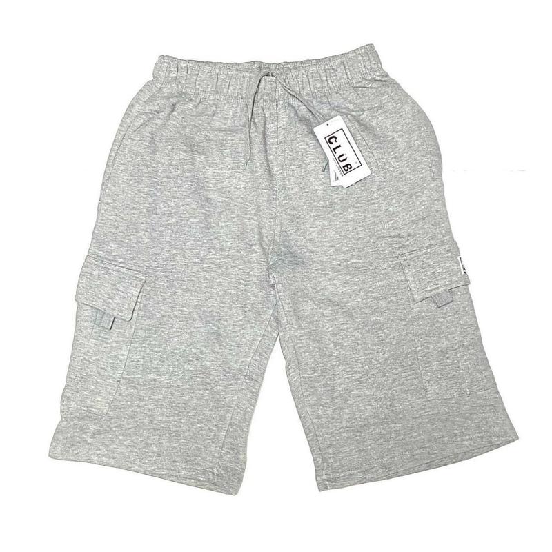 Pro Club Men's Fleece Cargo Short Elastic Pocket Menswear Relaxed Fit