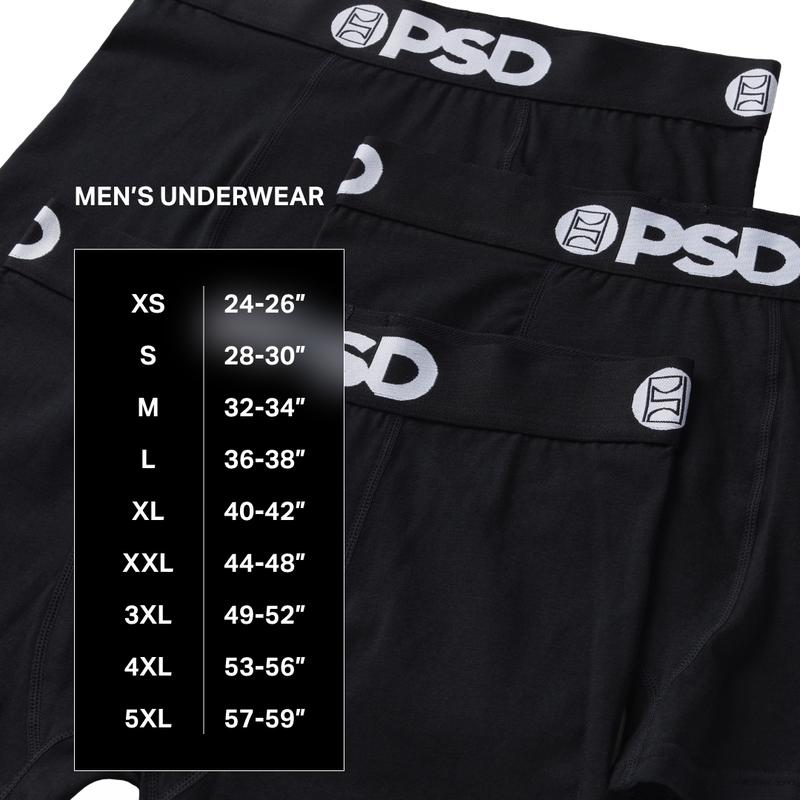 PSD Men's Money Mayhem Boxer Brief - Standard Length 7 Inch Inseam, Moisture-Wicking 4-Way Stretch Fabric