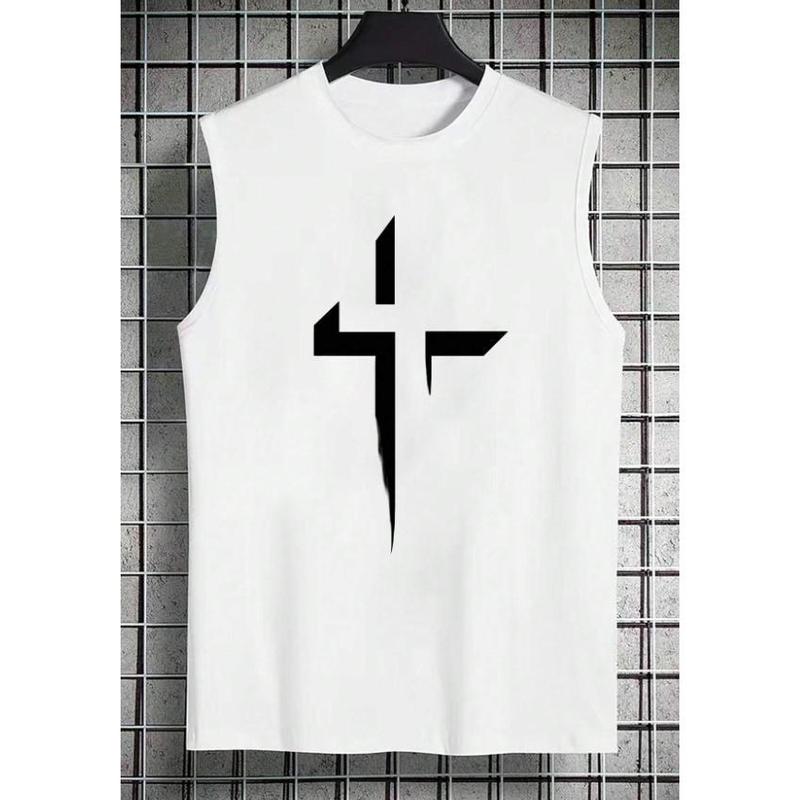 Men's Geometric Printed Tank Top