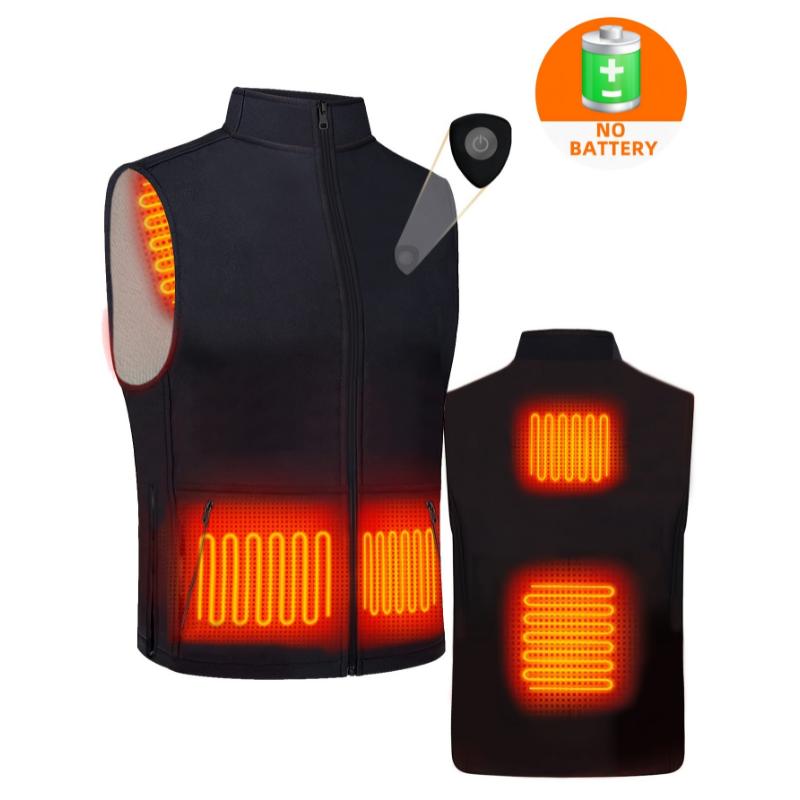 Heated Fleece Vest For Men And Women - Three Heating Modes, 3-Second Fast Heating, Lightweight And Portable, No Power Bank Required, Versatile Heated Vest For Outdoor Use