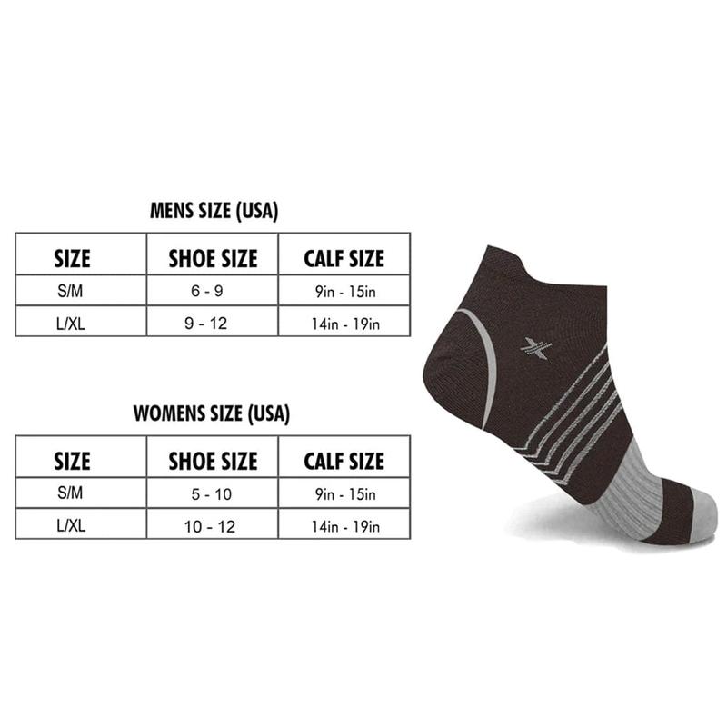 Extreme Fit Copper-Infused Ankle Socks (6-Pairs) - Odor Control & Bacteria Elimination with Copper Fibers