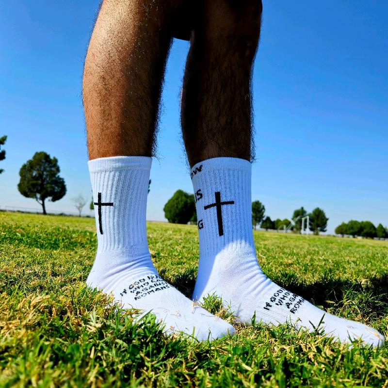 Christian Cross Socks (3-4 Day USA Shipping)