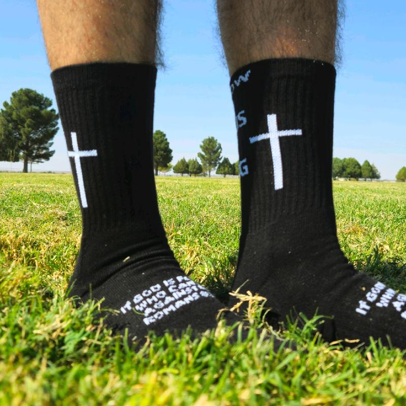 Christian Cross Socks (3-4 Day USA Shipping)