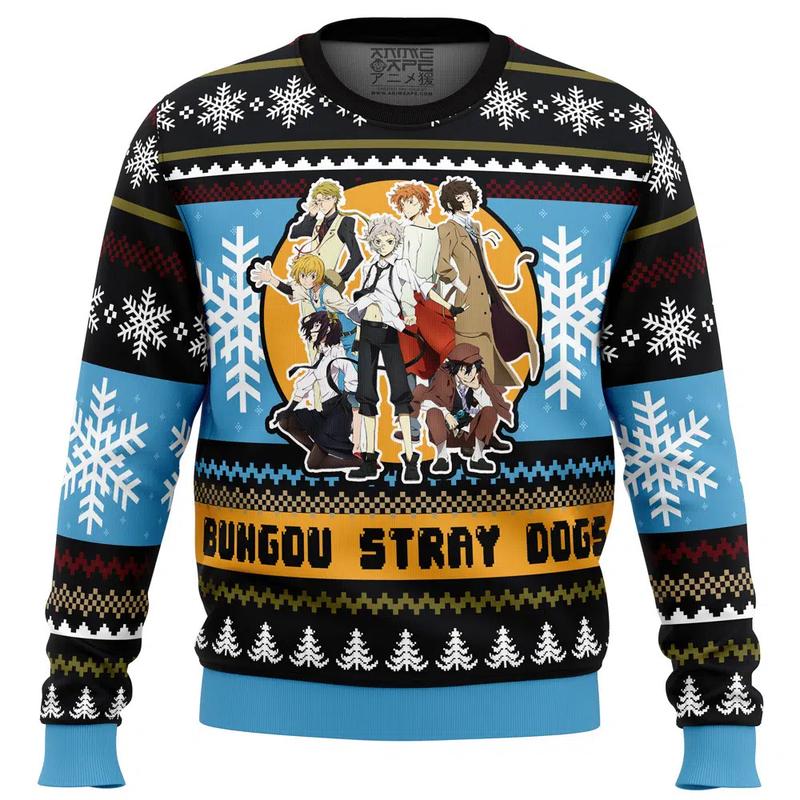 Bungou Stray Dogs Ugly Christmas Sweater