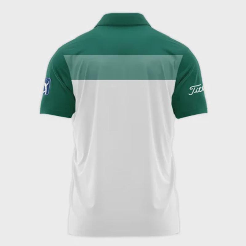 Golf Masters Tournament Titleist Polo Shirt Sports Green And White All Over Print Polo Shirt For Men