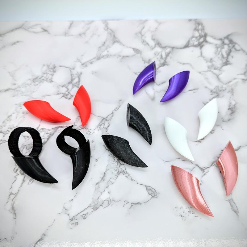 BeamTeam3D Tiny Demon Horns - Cosplay Accessories