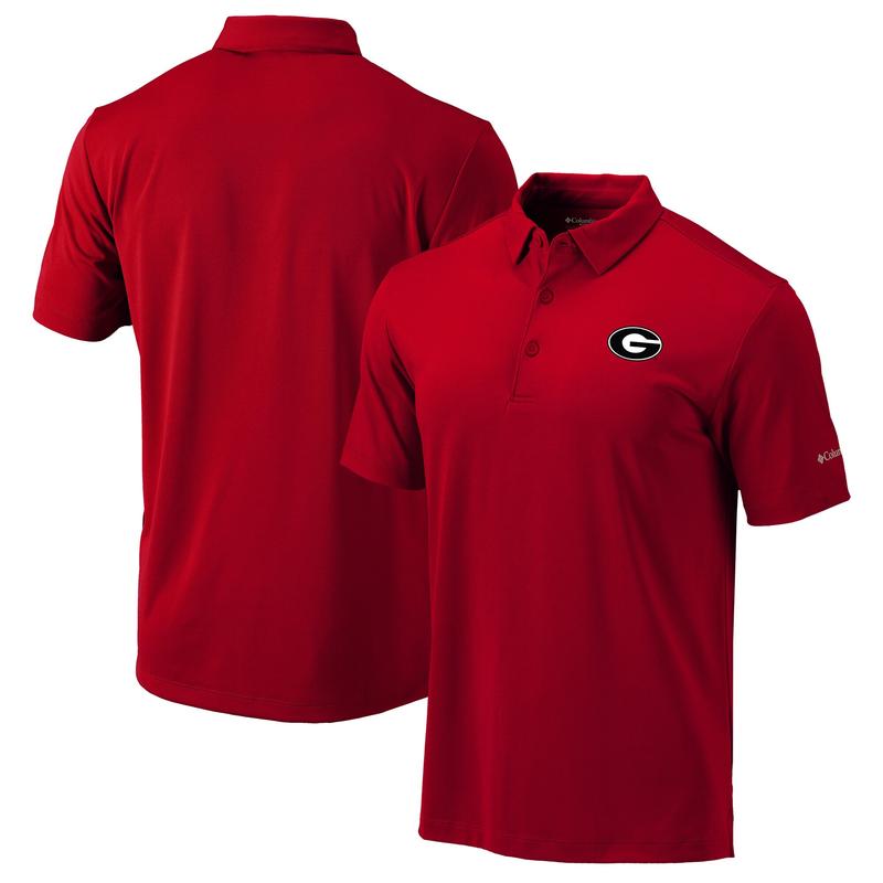 Georgia Bulldogs Omni-Wick Drive Polo - Red, Men Football NCAA Polo Shirt Trendy 2024,Classic Football Polo Shirt, Gift For Men