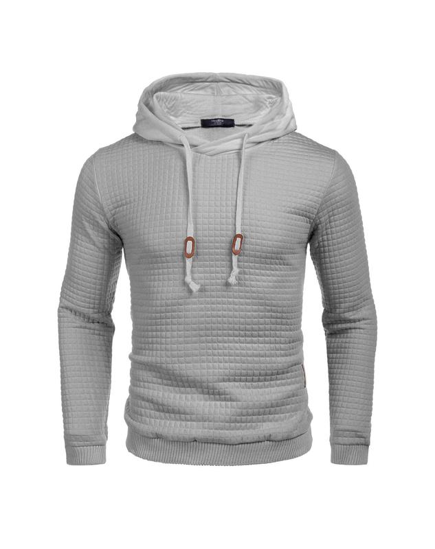 COOFANDY New York Fashion Week Men's Pullover Plaid Casual hoodie  - Best Choice In Fall Winter Classic Fabric abercrombieessential hoodie Menswear Soft Fashion Long Simple Sport Sweaters Sweatshirt Tops Long Sleeve Underwear black friday