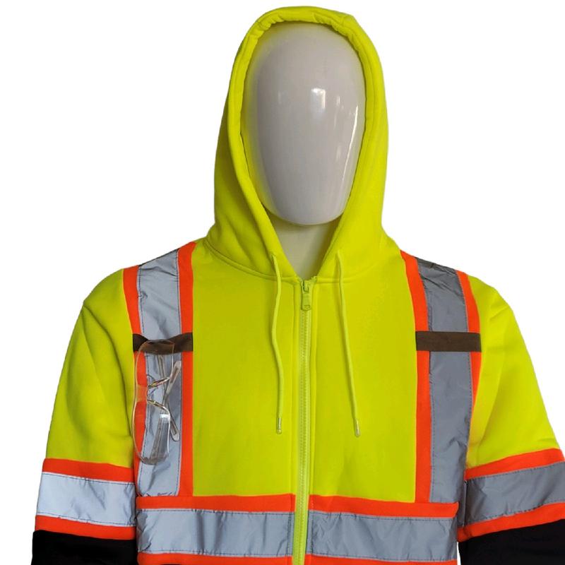 Zippup Safety Hooded Sweater Shirts