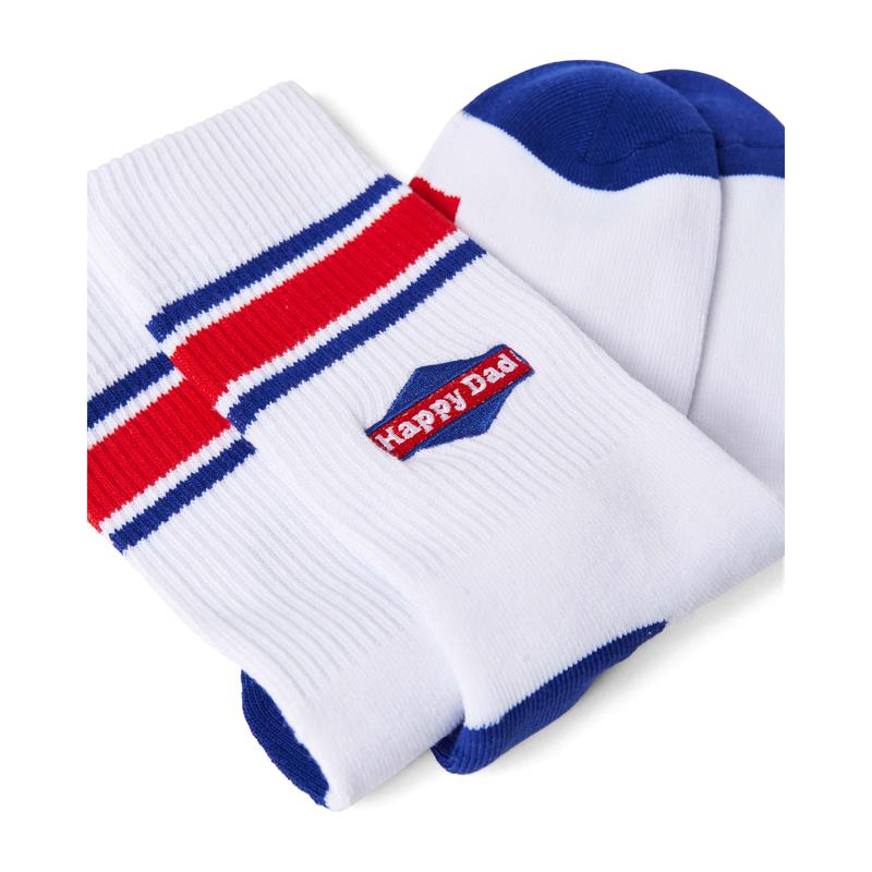 Happy Dad Socks (White)