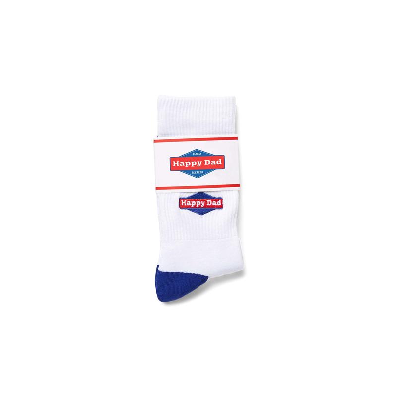 Happy Dad Socks (White)