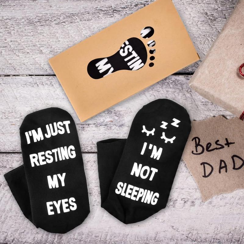 Birthday Gifts for Dad Fathers Day Dad Gifts from Daughter Son Wife, Mens Gifts Funny Socks Christmas Gifts for Men