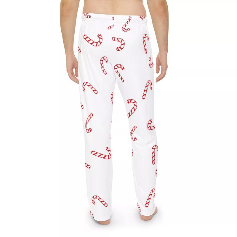 Sweet Candy Cane Family Christmas (Men's) Pajama Pants (AOP), Christmas Gift for Her, Women Pajamas, Unisex Pants, XS-5XL