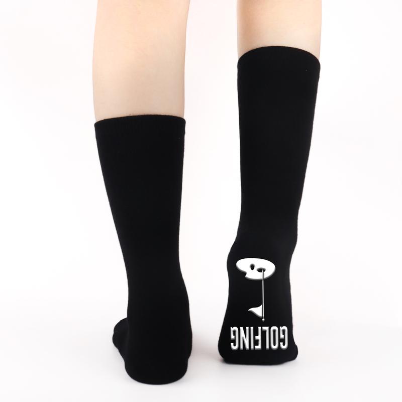 1 Pair Unisex Novelty Golf Socks Golf Gifts for Men Dad Husband Boyfriend Funny Golf Socks for Men Unique Gifts for Golfers Non Slip Golf Socks for Men