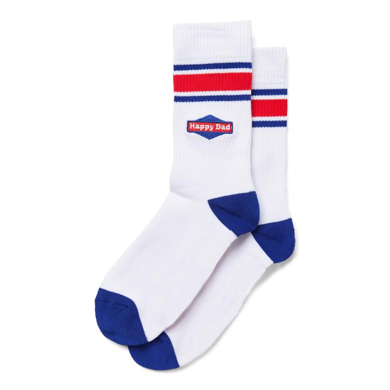 Happy Dad Socks (White)