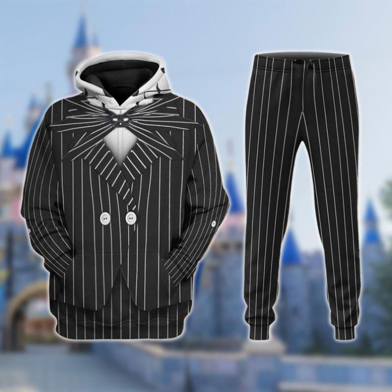 Jack Skellington Costume Hoodie, The Nightmare Before Christmas Cosplay Costume, Cartoon Character Costume Sweatshirt