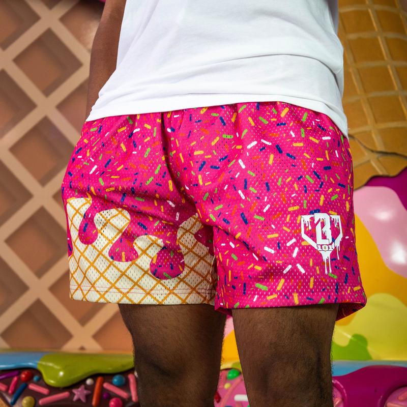 Ice Cream Shorts - Strawberry