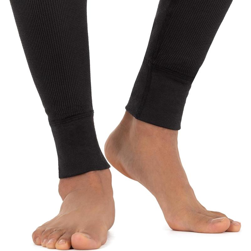 Mens Recycled Premium Waffle Thermal Underwear Long Johns Bottom Fruit of the Loom