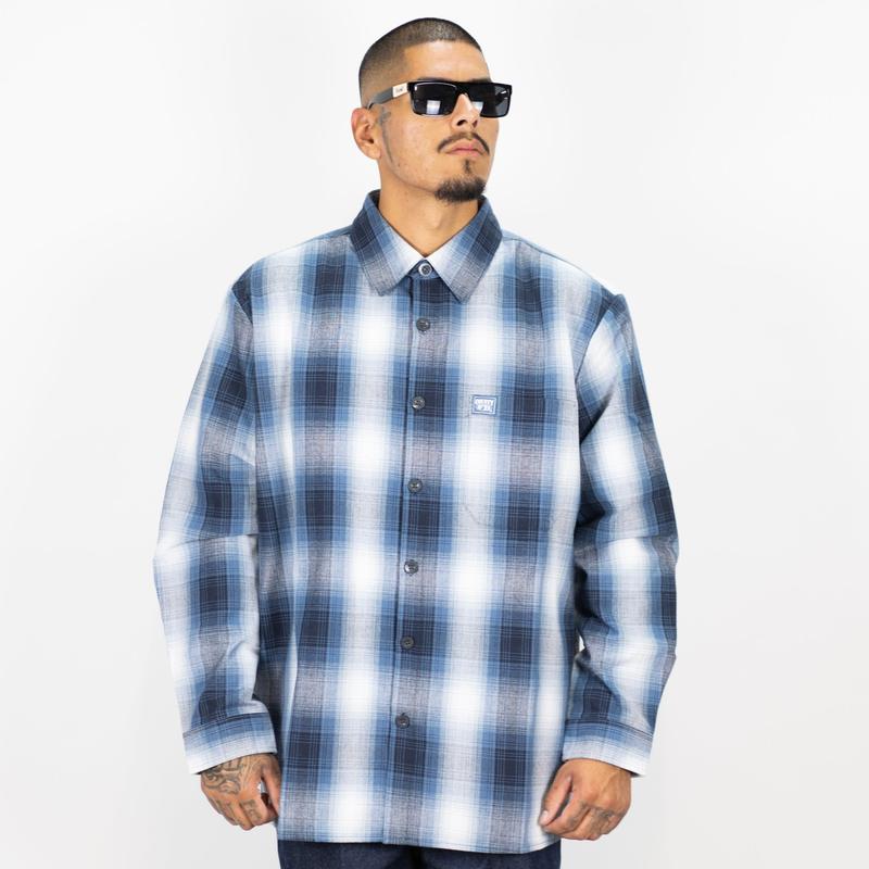 FB County Long Sleeve Checker Flannel Shirt - Big & Tall Sizes