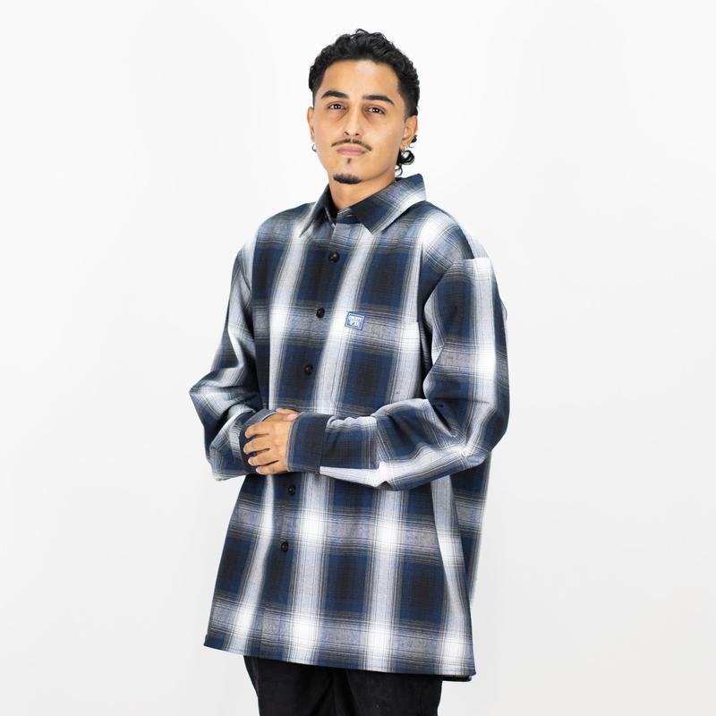 FB County Long Sleeve Checker Flannel Shirt - Big & Tall Sizes