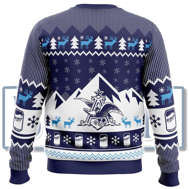 Show Me Your Busch Ugly Christmas Sweater, Alcohol Lovers Ugly Sweater, Gift For Alcohol Lover Xmas, Beer drinking lovers Ugly