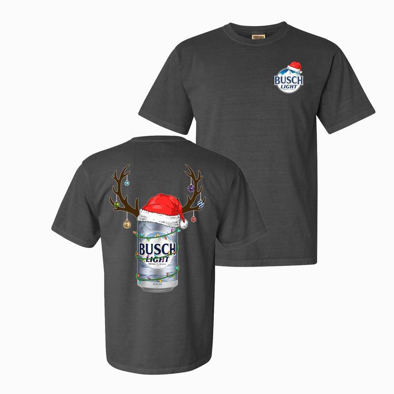 Limited Deer Busch Light Christmas T-shirt