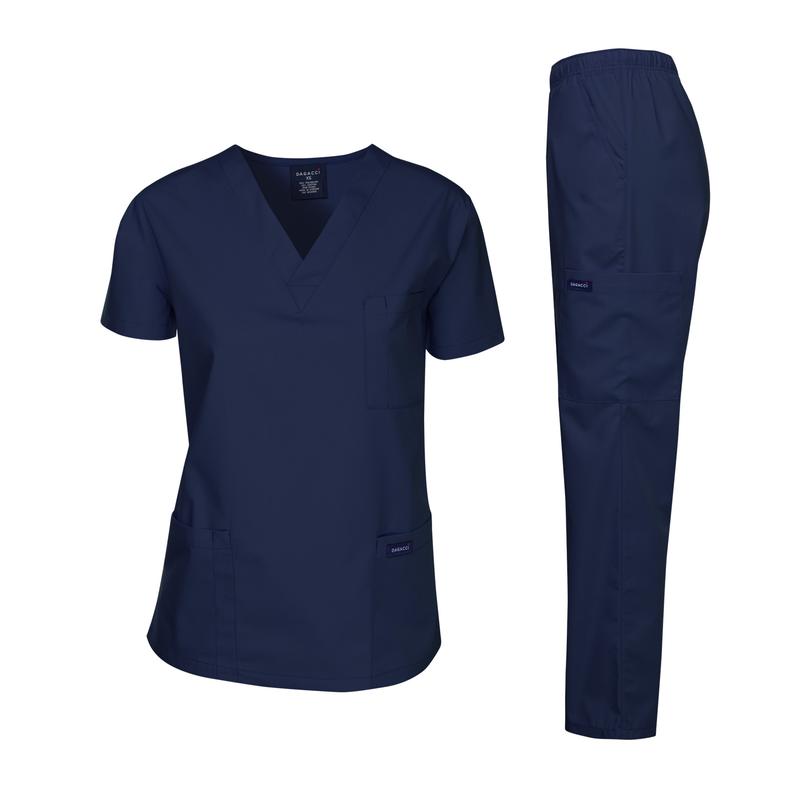 Daggaci UNISEX MEDICAL UNIFORM SET (NAVY)