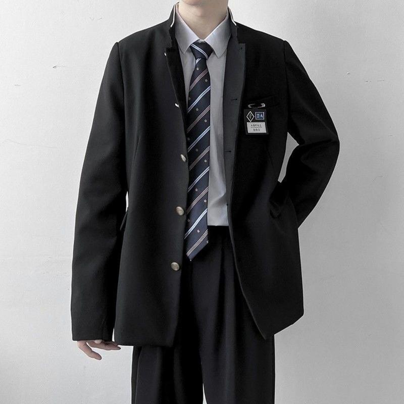 Uniform One Suit Crows Zero School Uniform Zhongshan Suit Small Suit Men's and Women's Preppy Style Versatile Business Attire Coat