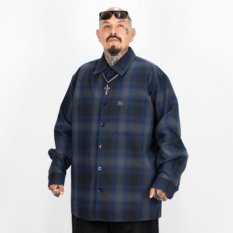 FB County Long Sleeve Checker Flannel Shirt - Big & Tall Sizes