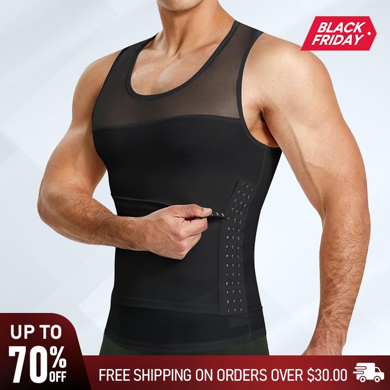 Black Friday Deals Nebility Menswear Mesh Girdel Tank Top  Undershirt Vest